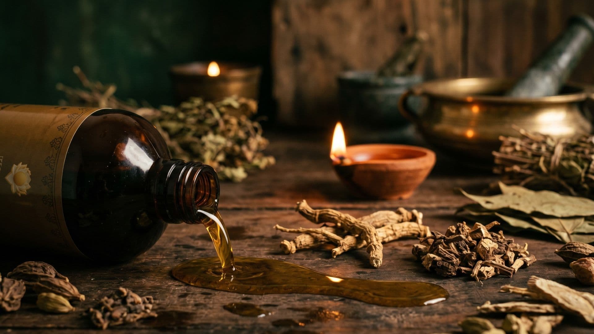 Dhanwantharam Kuzhambu: Kerala's Sacred Oil for Back Pain, Sciatica & Postpartum Recovery
